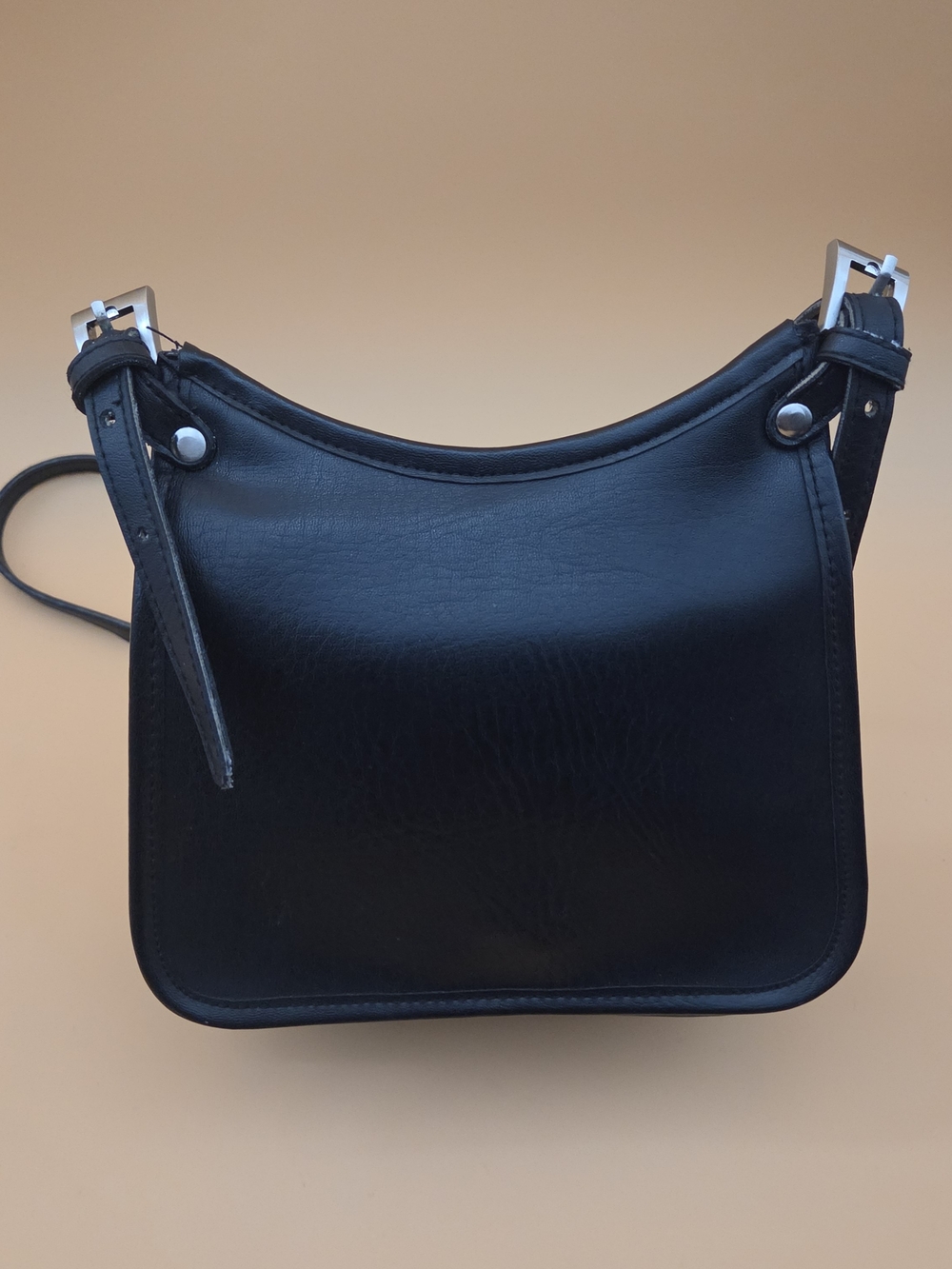 90's Coach Black Authentic Leather Duffle Sac Janice Legacy Collection Bag